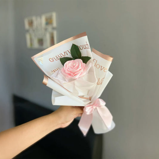 Adore Forever Ribbon Rose Bouquet