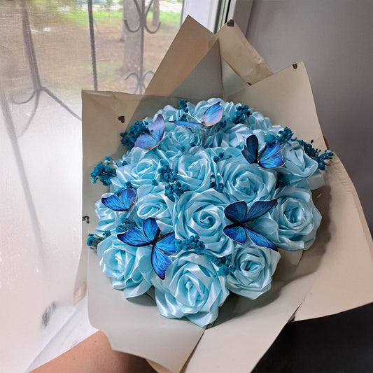 Everlasting Beauty Ribbon Roses