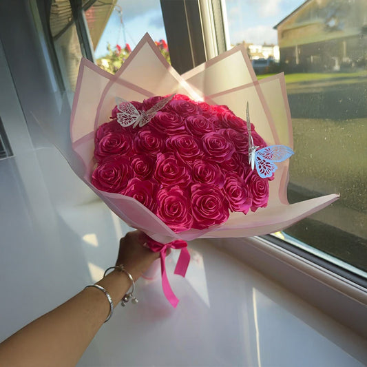 Blooming Affection Ribbon Roses