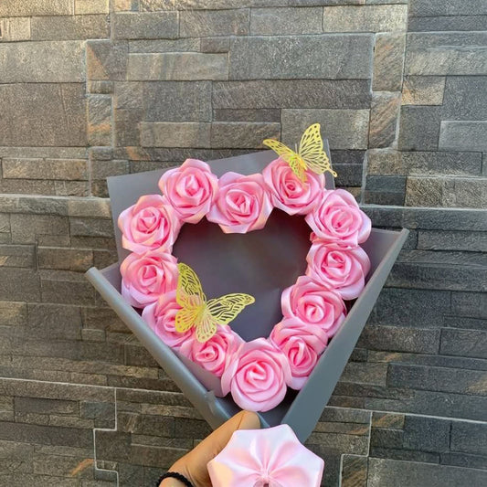 Eternal Love Ribbon Rose Bouquet